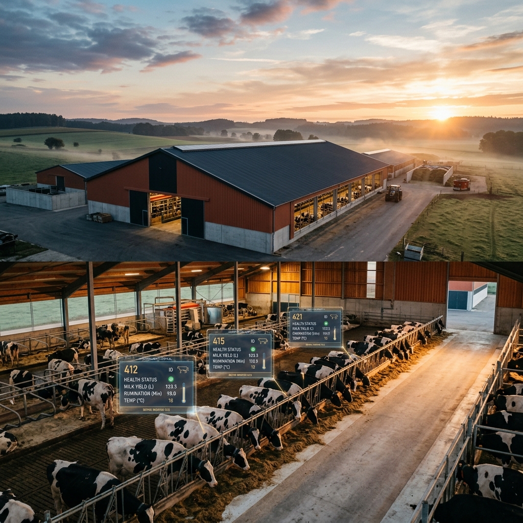 Modern Dairy Farm